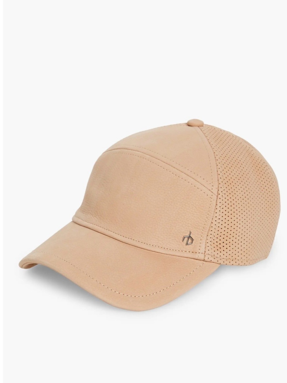 Rag & Bone Mercer Leather Baseball in Nude